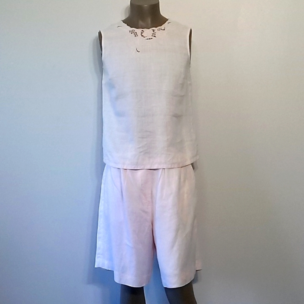 Beautiful & Comfortable 2pc Pink Women's tank top Short set by JSONG